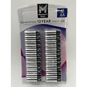 MEMBER'S MARK AA BATTERIES - 48 PACK